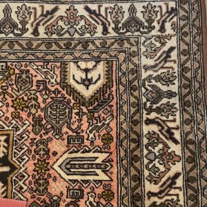 Pink Vintage Pakistani Bokhara Rug