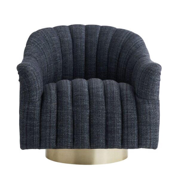 Springsteen Chair Indigo Tweed Champagne