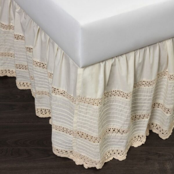 Classic Crochet Bed Skirt