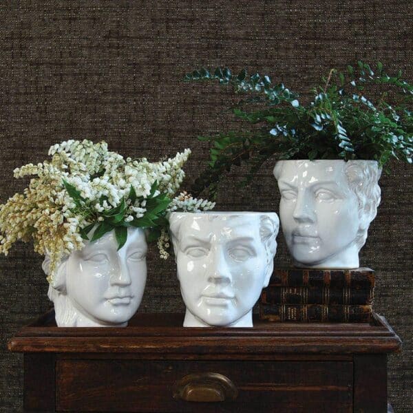 Ceramic Head Cachepot