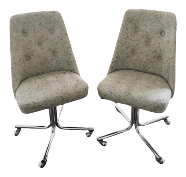 Mid-Century Office Chairs (pair) - NFS