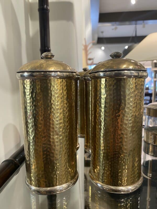 Moroccan Brass Canister