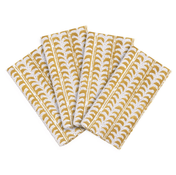 Luxor Saffron Napkins (set of 4)