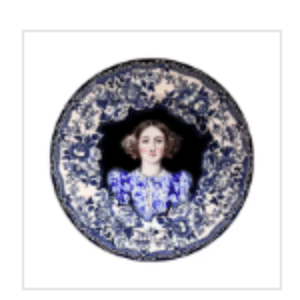 Plate Portrait, Ingrid